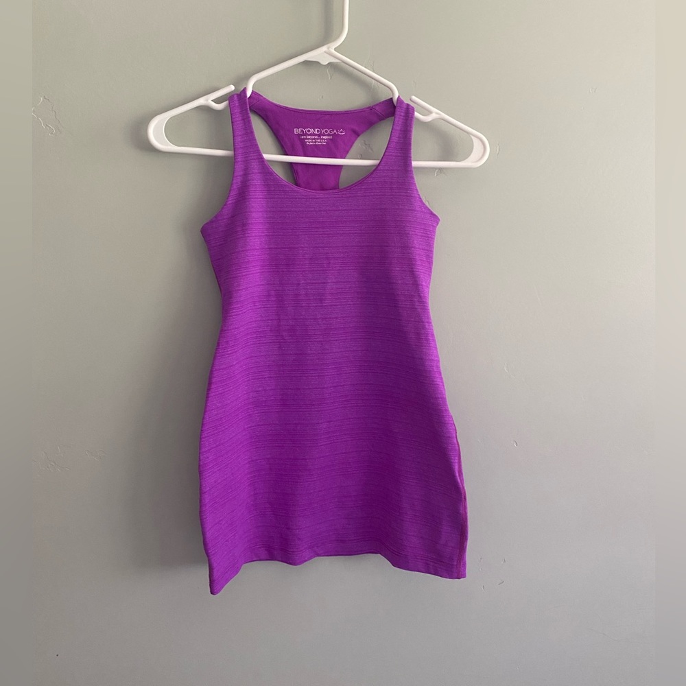 Beyond Yoga Racerback Tank in Purple (Used)